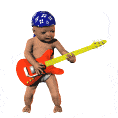le premier bebe guitareur